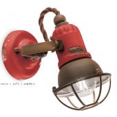 lampa loft piros rozsdas retro ipari falikar mediterran kopottas  vilagitas lampa feny letisztult kezzel keszult edison izzo hangulat vilagitas ferroluce magyarorszag.JPG
